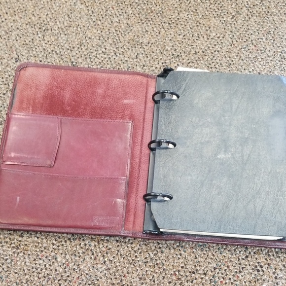 Vintage Leather Organizer - Picture 3 of 6